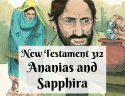 NT 312 - Ananias and Sapphira
